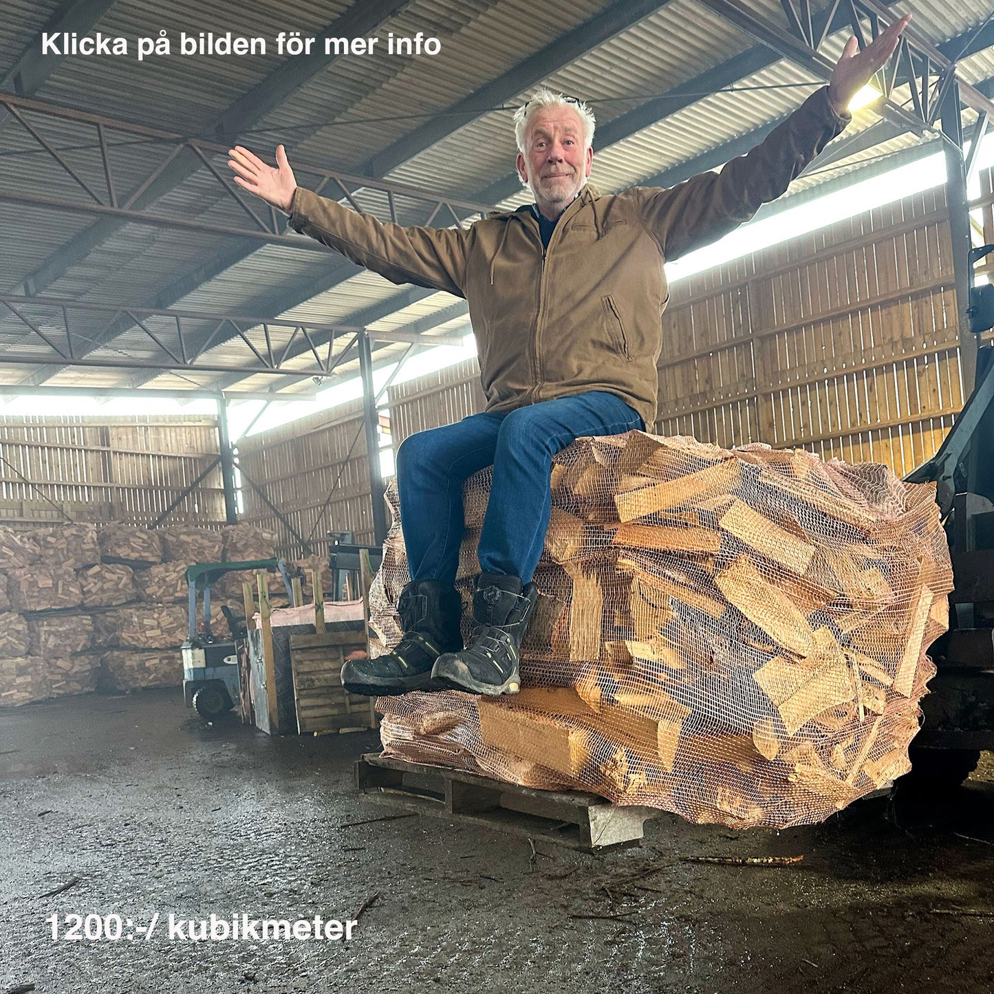 1,5 kubikmeter Björkved