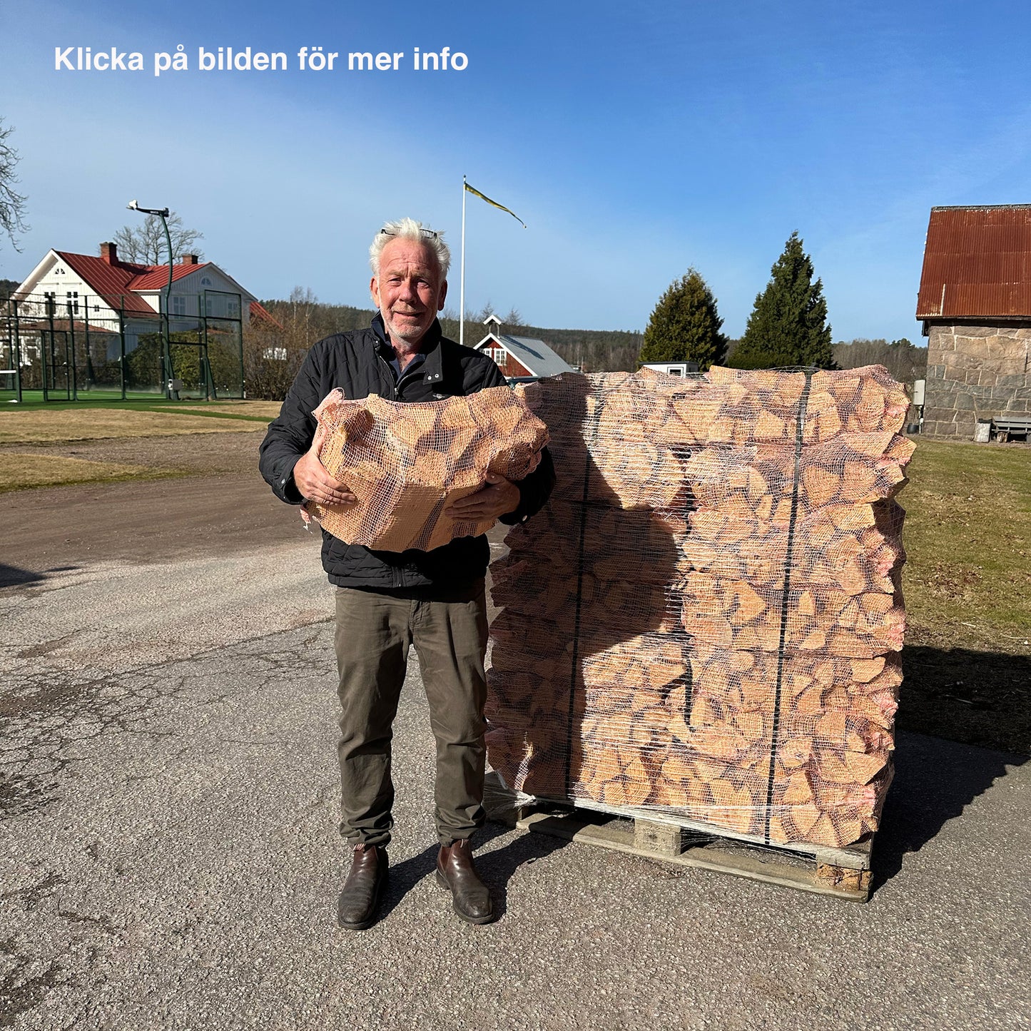 Vedsäck 40l Björkved